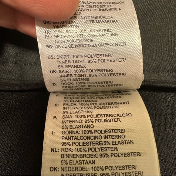 Adidas Womens Clima Cool Black Skirt Skort Shorts Golf Tennis Pickleball Sz‎ 14 - Picture 6 of 8